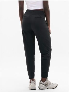 Women's Athleta Trekkie midrise Legacy Jogger Pants Black, Sz 8